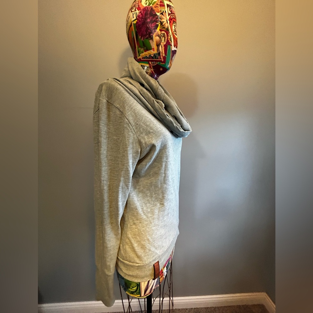 Naketano Jackets and Coats Lecker Madsche Sage Cowl Neck Sweater